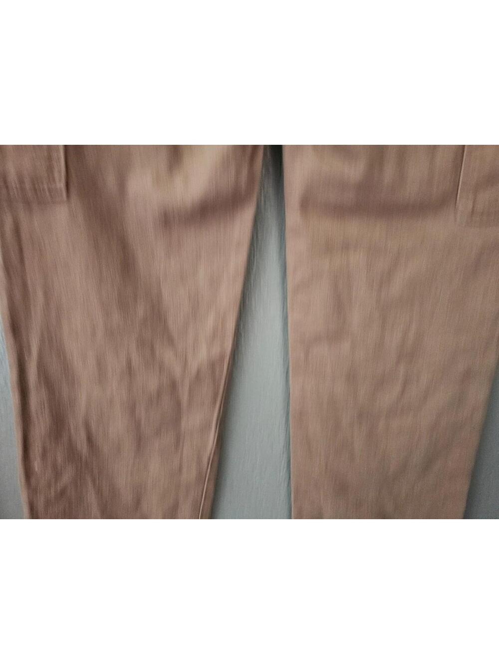 Women's S.O.N.G Cargo Denim Pants Brown Straight Leg Size 1 / 25 Pockets Zip Fly - Picture 13 of 15